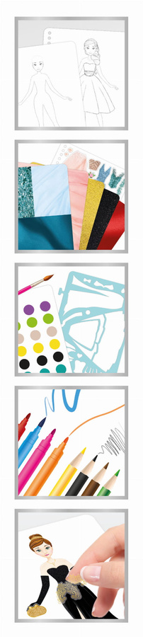 Szkicownik projektowania, stroje wieczorowe