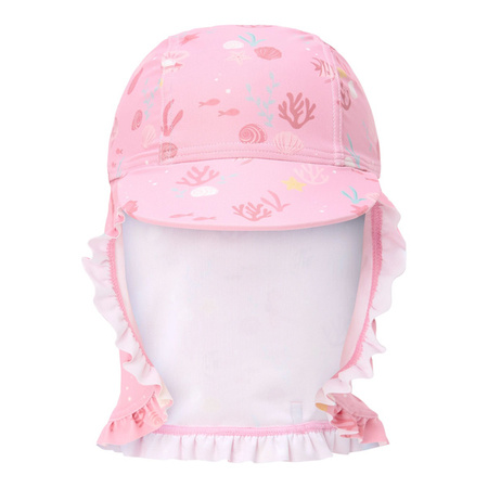 Little Dutch Czapeczka kąpielowa przeciwsłoneczna Ocean Treasures - rozm. 2