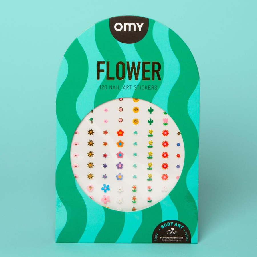 NAKLEJKI NA PAZNOKCIE FLOWER - 120 SZTUK