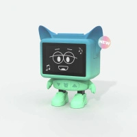 Tańczący budzik - niebieski