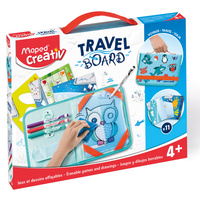 Tablica przezroczysta, suchościeralna w walizeczce - Creativ