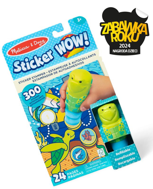 Sticker WOW Żółw