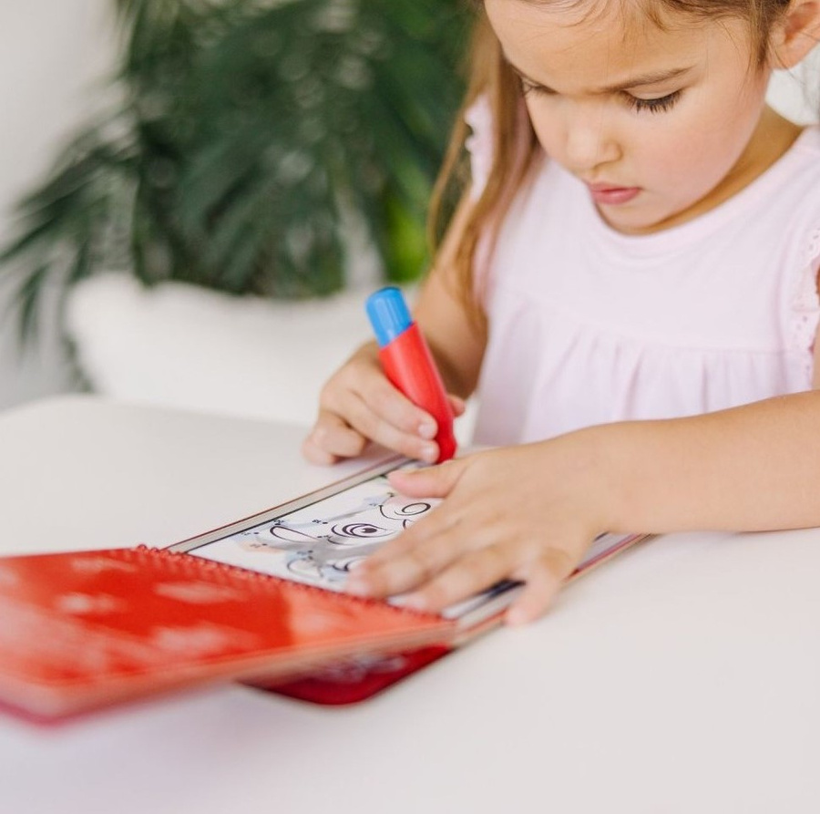 Kolorowanka WaterWow - książeczka Kształty Kropki