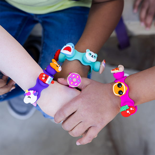 Biżuteria Plip Charms. Zestaw Fioletowy.