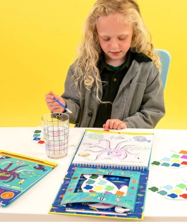 Maluj po numerach - Zestaw z farbkami – Ocean