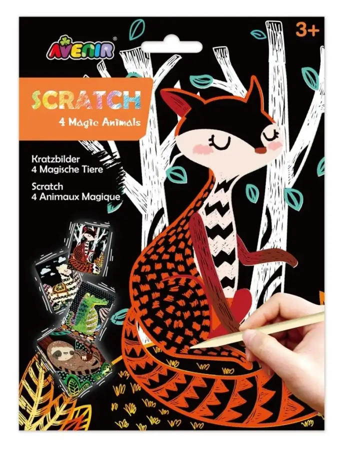 Wydrapywanki - 4 magiczne zwierzęta