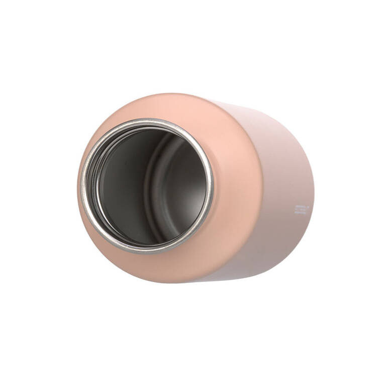 Lassig Bidon ze stali nierdzewnej z dodatkową zakrętką z ustnikiem 500 ml Unique różow