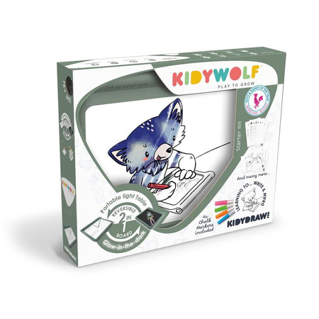 Kidywolf - KIDYDRAW-PRO - tablet rysunkowy - zielony