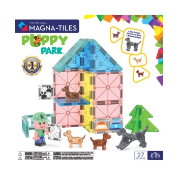 MAGNA-TILES® Klocki Magnetyczne Puppy Park 27 el. 1094 - uniwersalny MAGNA-TILES®
