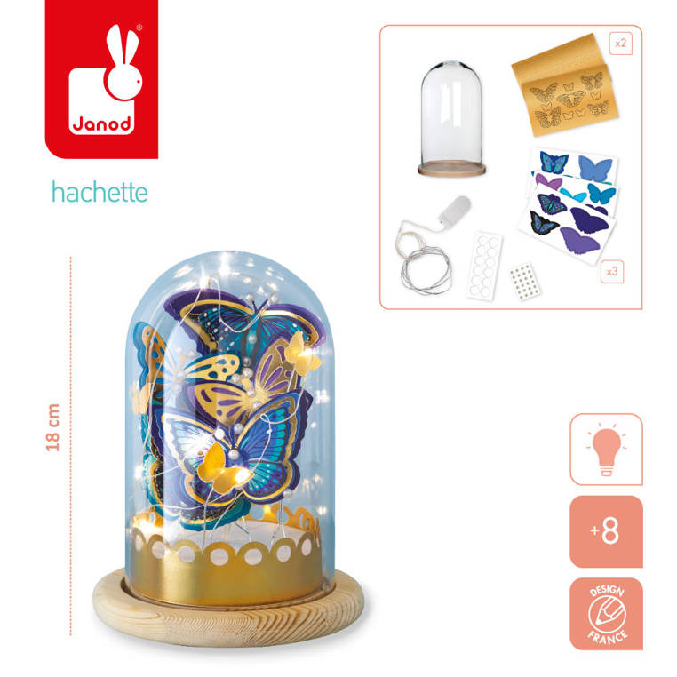 Lampka motyle - zestaw kreatywny