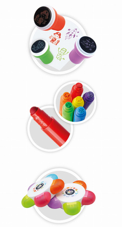 Zestaw artystyczny, PIECZĄTKI z książeczką aktywności 