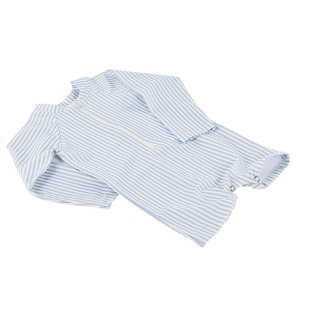 The Swim Essentials Swimsuit Light Blue Striped 74/80