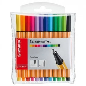 Cienkopisy Stabilo Point 88 Mini, 12 sztuk