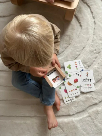 WiemTo Zestaw dla dzieci 2+. Pudełko WiemTo i 6 Zestawów Kart