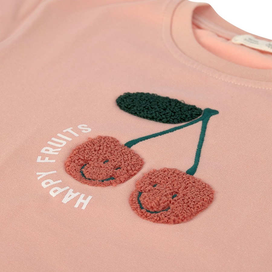 T-Shirt Jersey GOTS Cherry peach - 74/80 7-12 months - Lassig