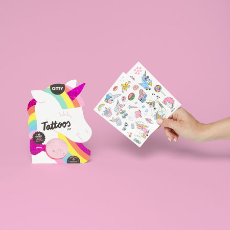 TATUAŻE DLA DZIECI 50 SZTUK - LILY