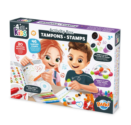 Zestaw artystyczny, PIECZĄTKI z książeczką aktywności 
