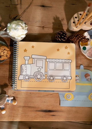 Little Dutch Kreatywny zeszyt z nożyczkami Jim & Friends