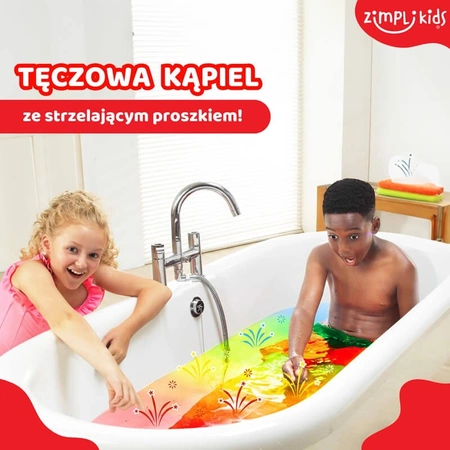 Strzelający proszek do kąpieli Crackle Baff Colours 6 użyć 6 kolorów