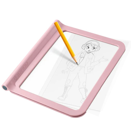 Kidywolf - KIDYDRAW-PRO-PI FASHION - tablet rysunkowy - różowy