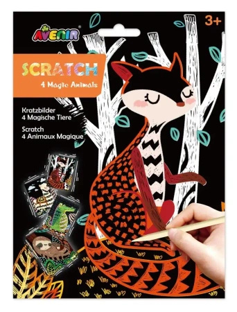 Wydrapywanki - 4 magiczne zwierzęta