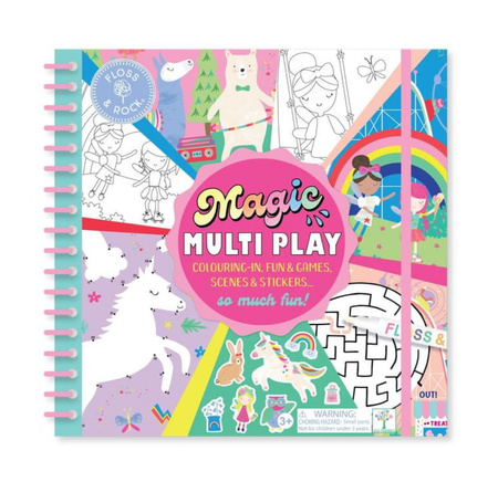 Tęczowe Wróżki Magiczna Kolorowanka Wodna z Zadani