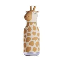 Butelka termiczna ze słomką Bestie Asobu –Żyrafa