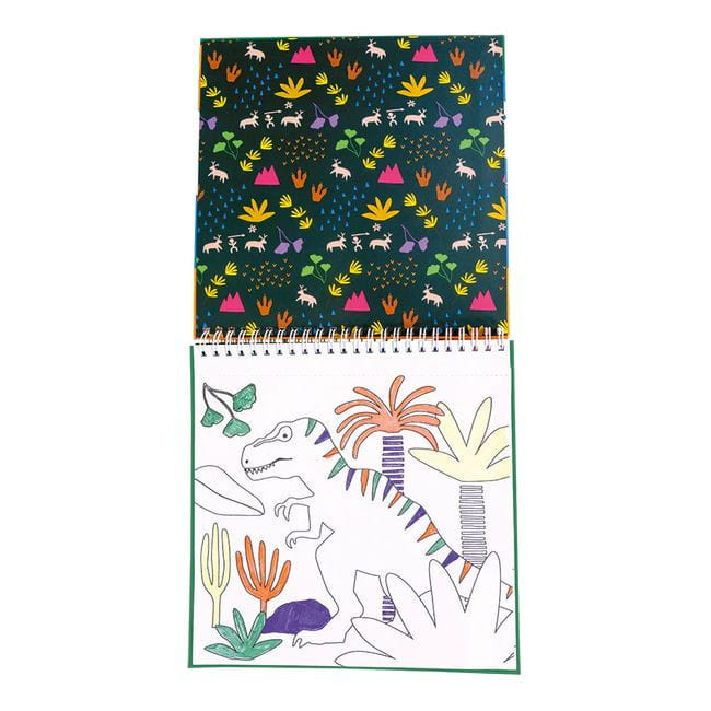 Dinozaury, książeczka do malowania z magicznymi pisakami