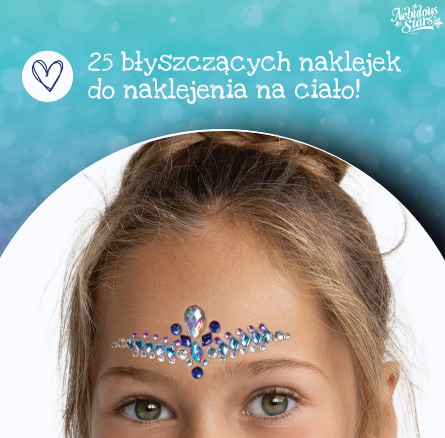 Kryształowe tatuaże samoprzylepne,