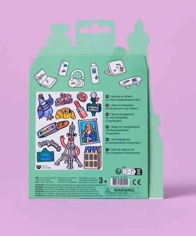 ODLOTOWE WINYLOWE NAKLEJKI - BIG PARYŻ