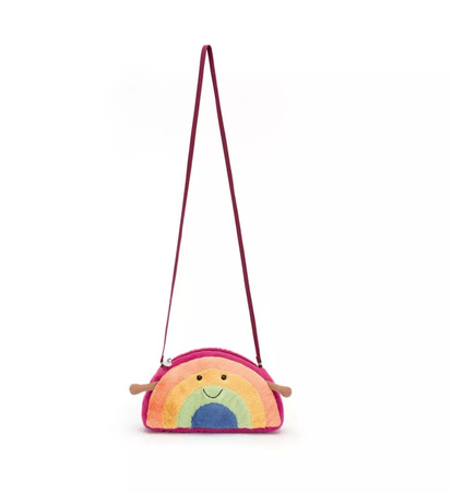 Torebka na Ramię Uśmiechnięta Tęcza 25 cm 