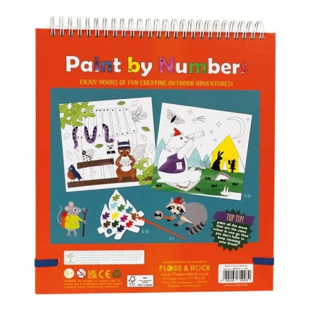 Przygoda Kolorowanka Maluj po Numerach z Farbkami