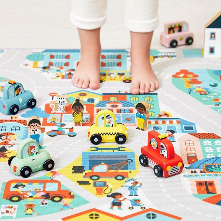 Janod Pojazd Jeździec konny Góry Cross Roads 12m+