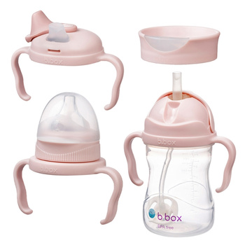 Kubek 4w1 zestaw 240 ml, Blush, b.box