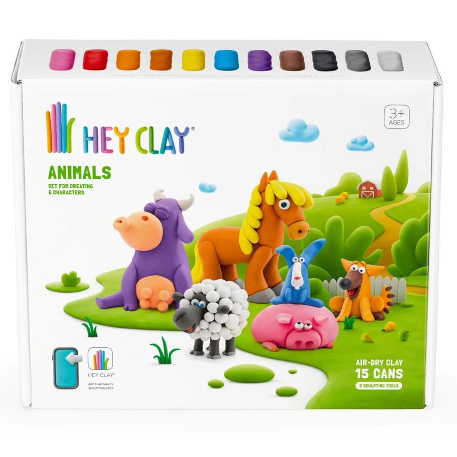 Hey Clay - Zestaw Zwierzęta