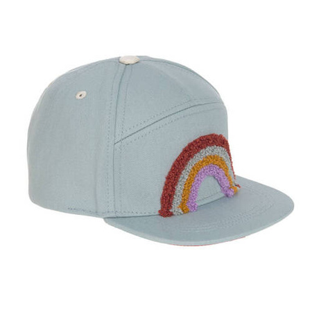 Czapka z daszkiem dziecięca Little Gang Rainbow light blue 1-2 lata