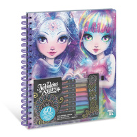 Kolorowanki z czarnymi kartkami i pisakami M Isadora Nebulous Stars