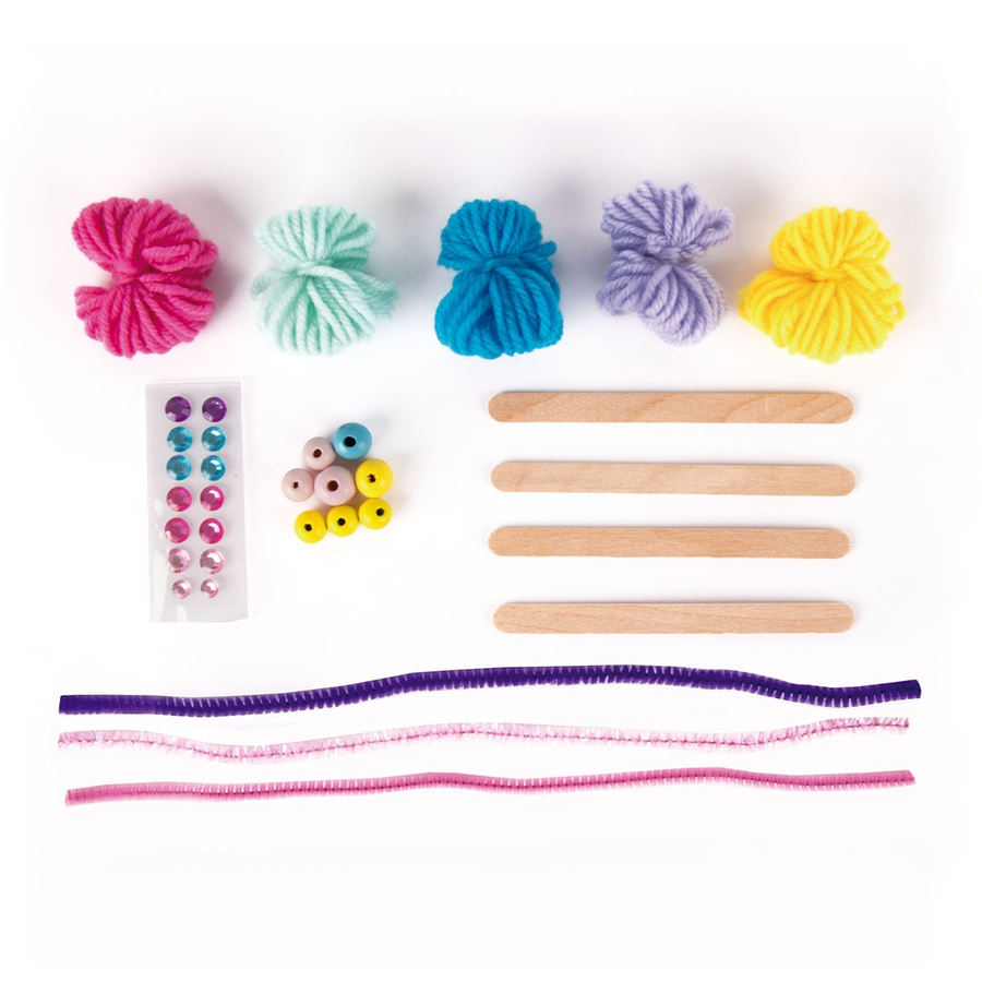 Zestaw kreatywny Craft Kit Apli Kids - Wełniane Motyle