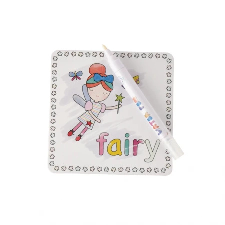 Karty wodne z pisakiem - Tęczowe wróżki