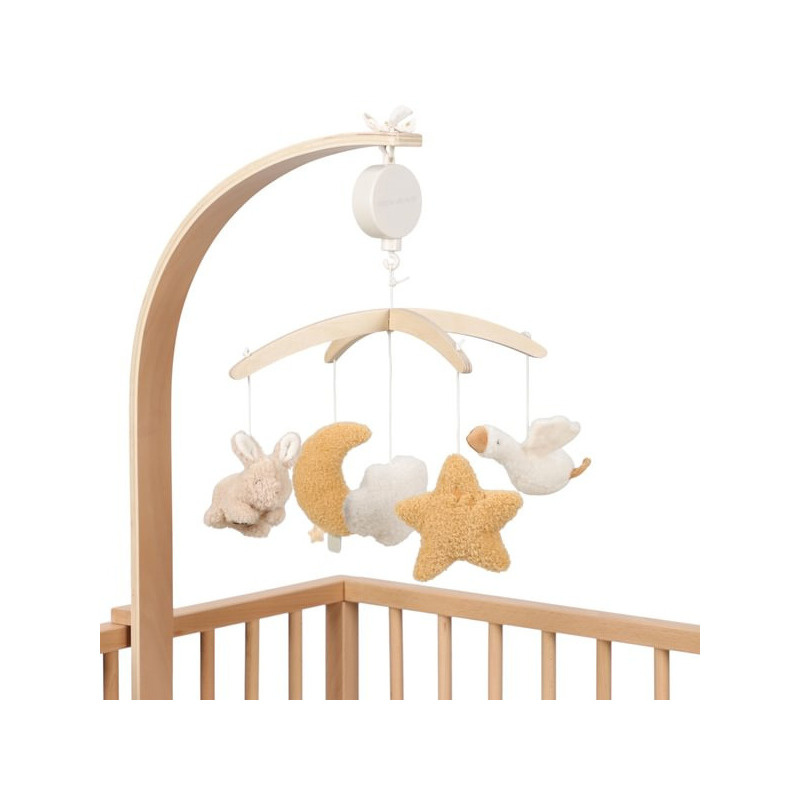 Little Dutch Drewniana karuzela do łóżeczka Newborn Naturals