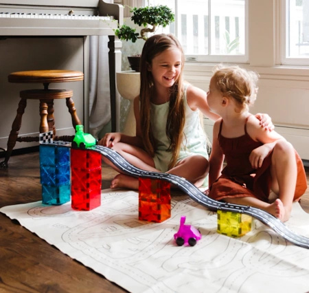 MAGNA-TILES® Klocki Magnetyczne, Downhill Duo, 40 el