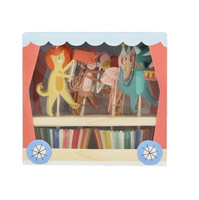 Meri Meri - Zestaw papierowych ozdób do babeczek i ciast - Animal Parade