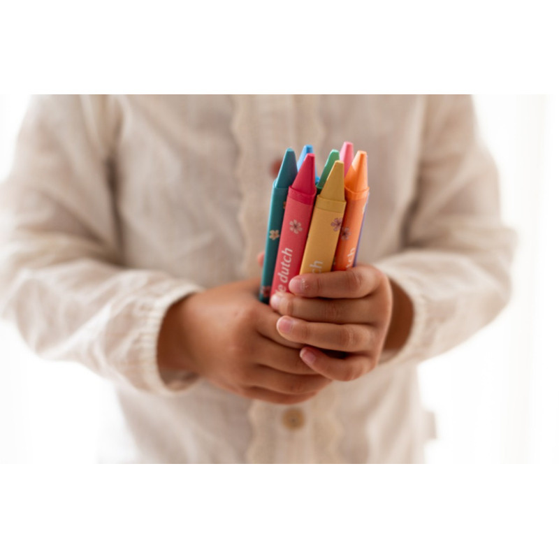 Little Dutch - Kredki woskowe Rosa&Friends