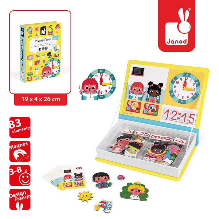 Magnetibook, uczę się zegarka
