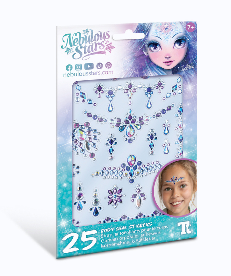 Kryształowe tatuaże samoprzylepne,