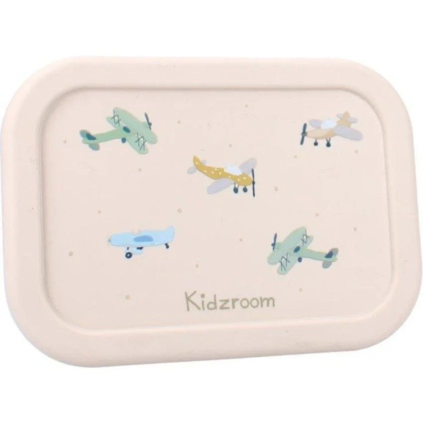 Lunchbox pojemnik silikon KIDZROOM Small Aeroplane