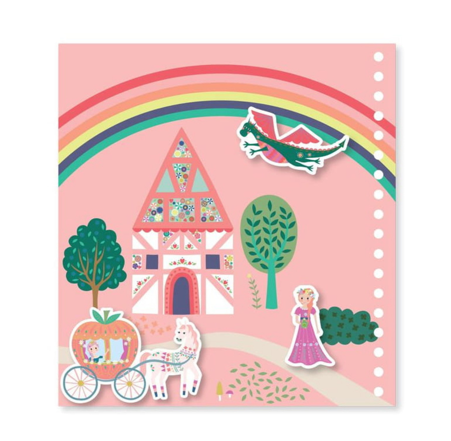 Bajkowy Świat Magiczna  Kolorowanka Wodna z Zadania