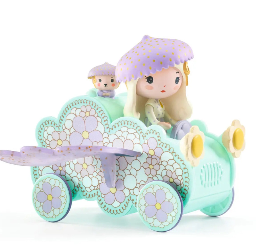 Figurki JIL&JERRY w samochodzie