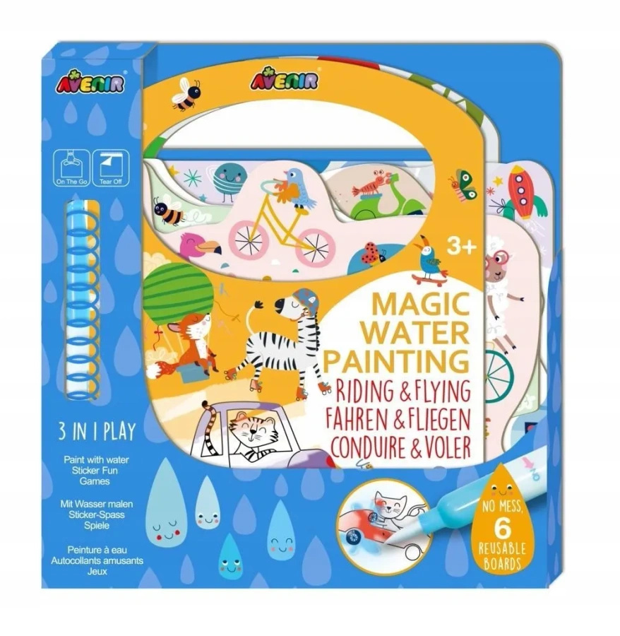 Magiczny obraz wodny - Jazda konna