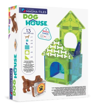 MAGNA-TILES® Klocki Magnetyczne Dog House 13 el. 1095 - uniwersalny MAGNATILES®